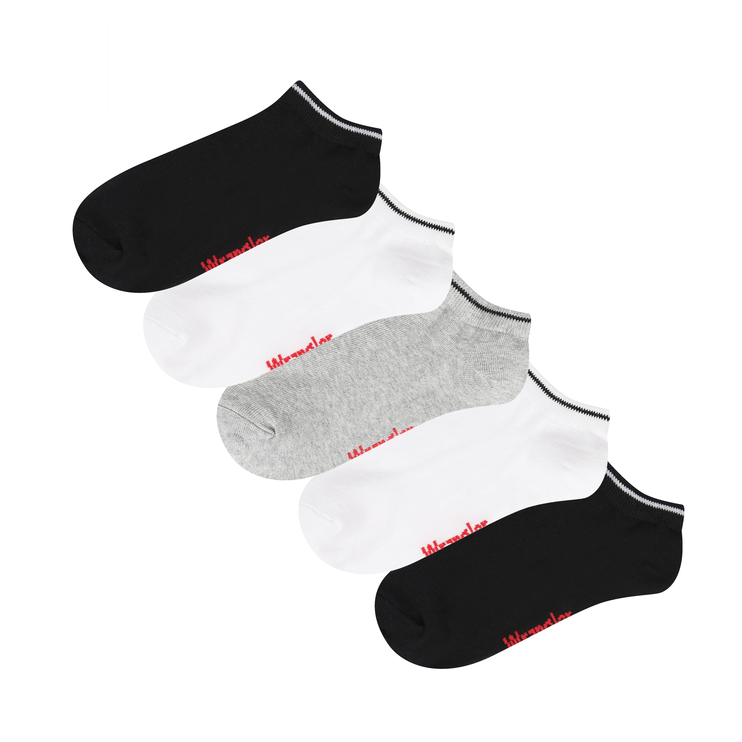 Wrangler Tennent Trainer Liner Socks (5 sztuk) męskie, płaski, 43-46 EU