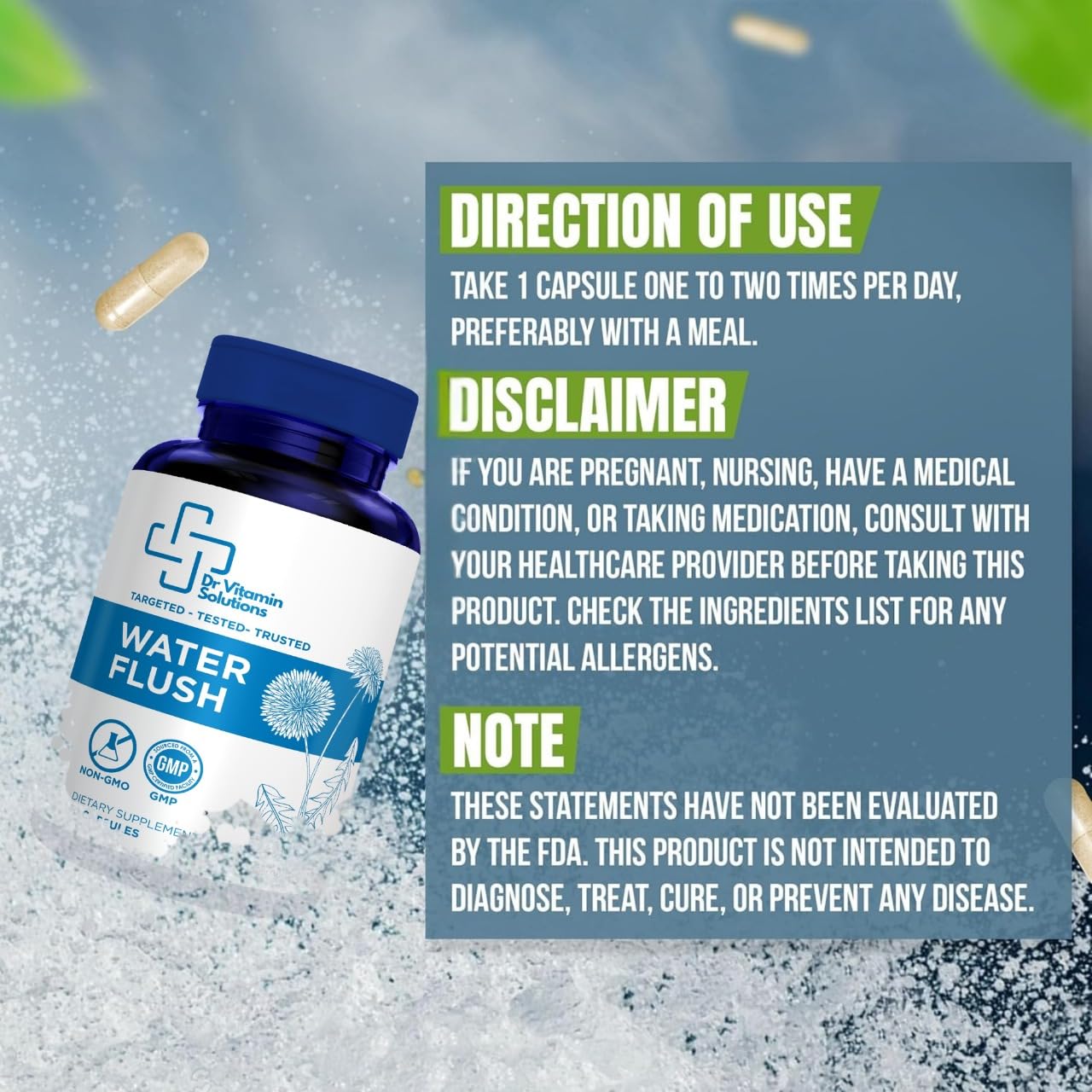 Diuretic Water Pills for Swollen Legs & Feet, Bloating Relief for Women — Amazon image 7