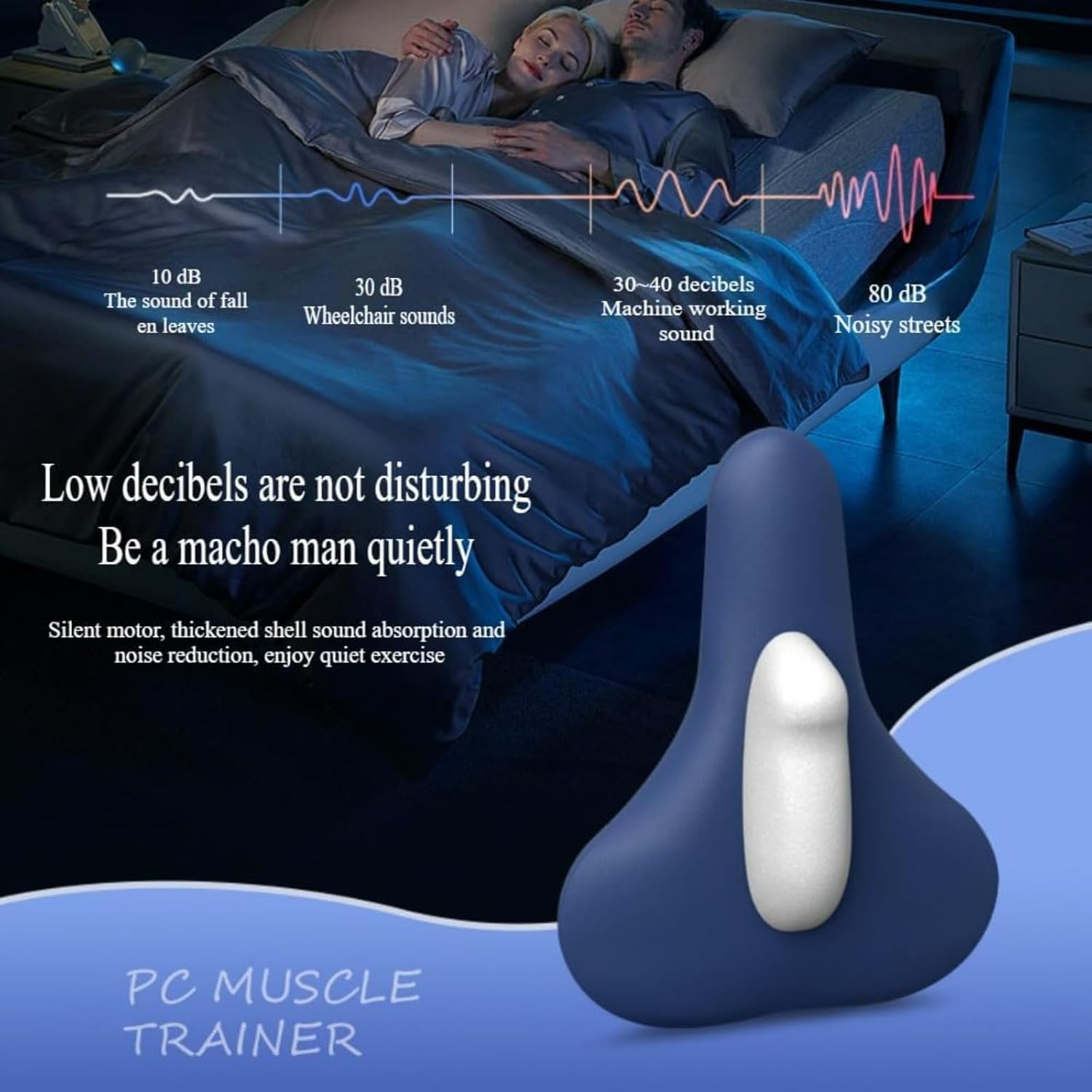PC Muscle Trainer, Pelvic Floor Muscle Trainer, Kegel Exerciser, Cushion Type Kegel Trainers, for Bladder Control and Pelvic Floor Exercise for Women and Men