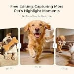 Robot M3 3K Pet Camera Treat Dispenser with 32ft Remote Tossing for Dogs & Cats – Reduces Separation Anxiety, 360° View, Indoor Security Camera with Phone App, Barking Alerts, No Subscription, 5G WiFi