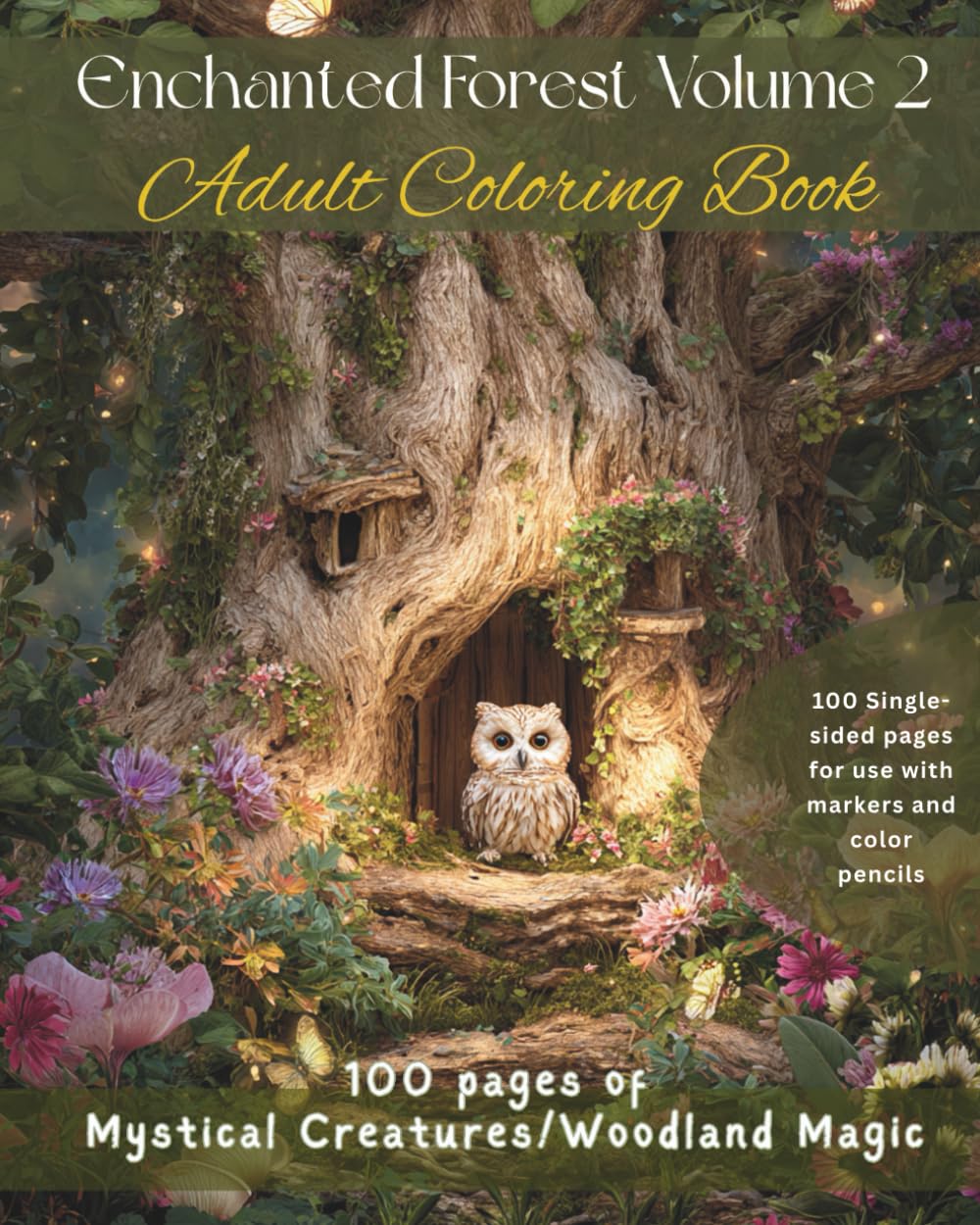 Enchanted Forest Volume 2: Adult Coloring Book (Fantasy Adult Coloring Books)