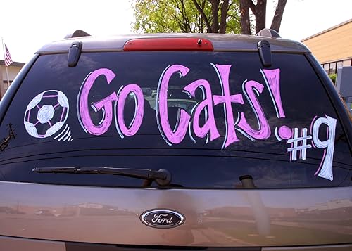 Miniatura 4 de Cosco Marcador de pintura para ventana, punta de cincel rosa de 916" (098176)