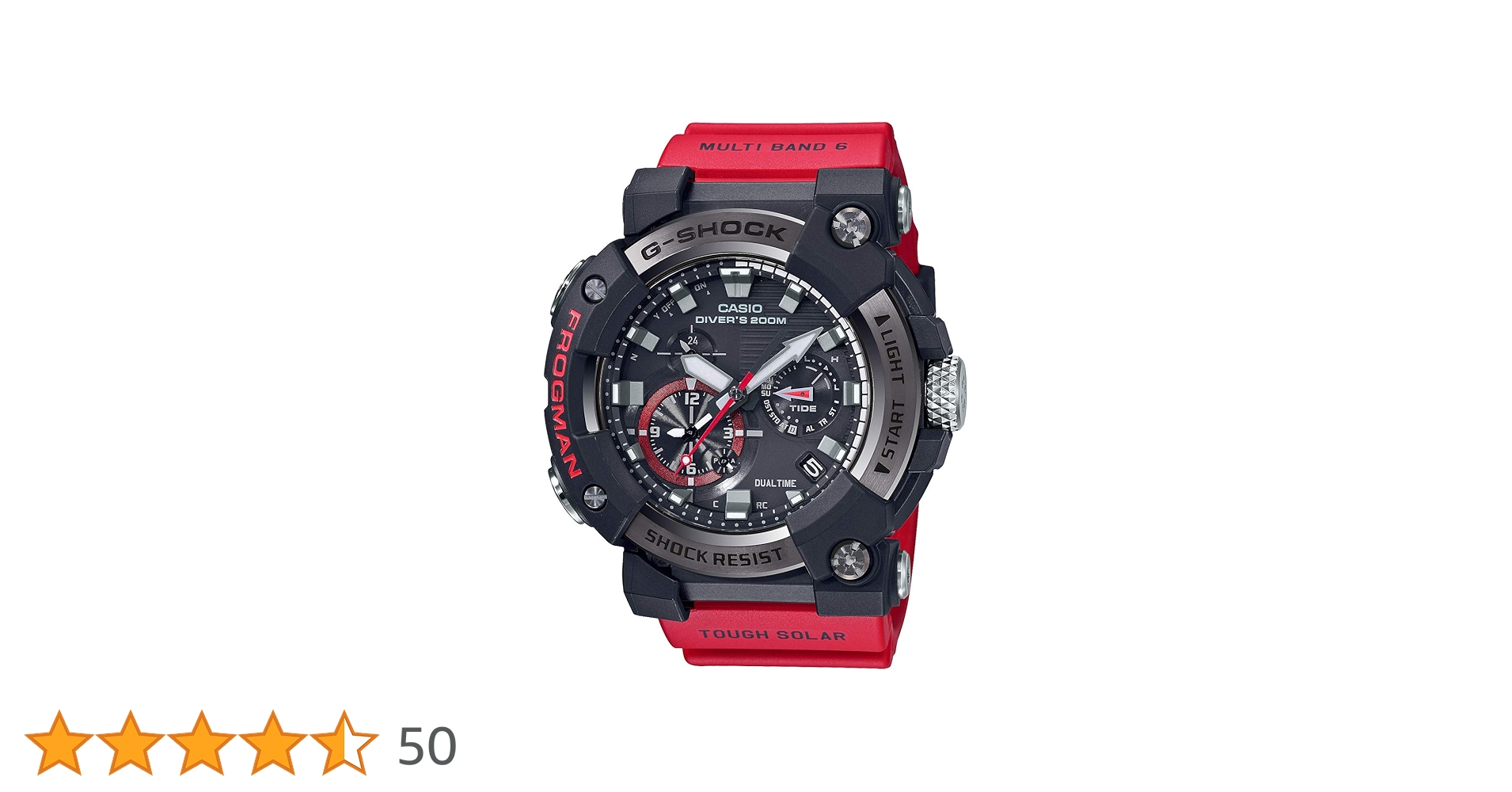 GWF-A1000-1A4JF  レッド　フロッグマン GWF-A1000-1A4JF | CASIO