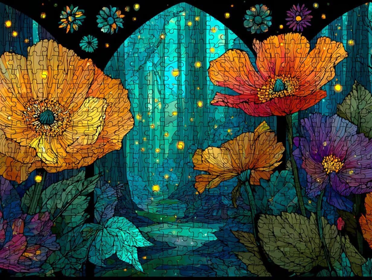 Puzzle de 3000 para Adultos, Bosque De Flores, Clásicos YHPGL7-399