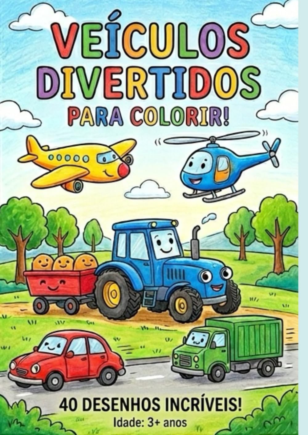 Livro de Colorir - Veículos