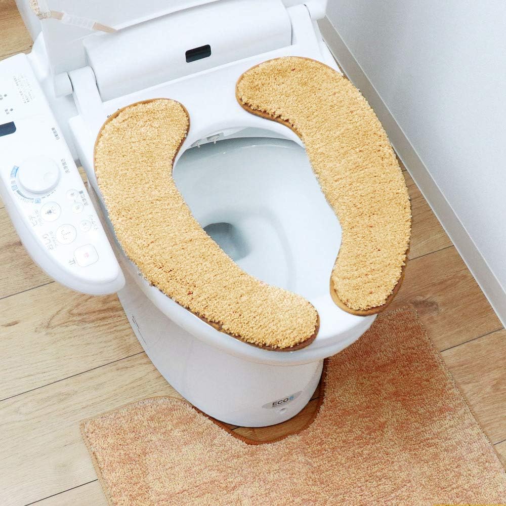 Choice All Fit Toilet Seat Mat, Solid Camel