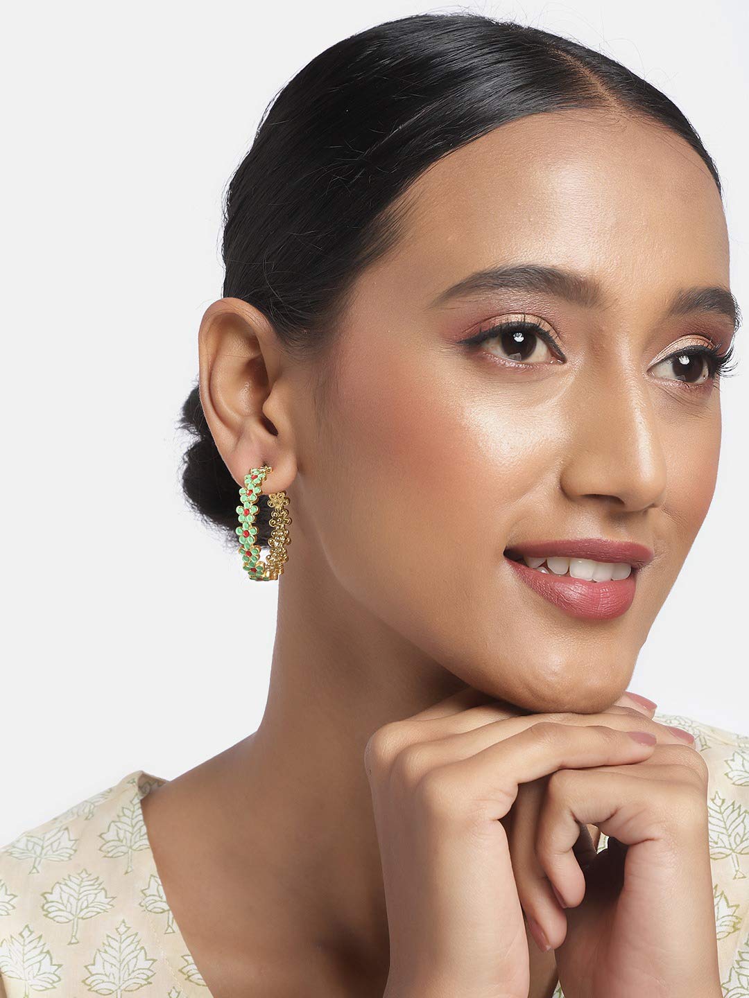 Dainty Gold Stud Earrings for Women