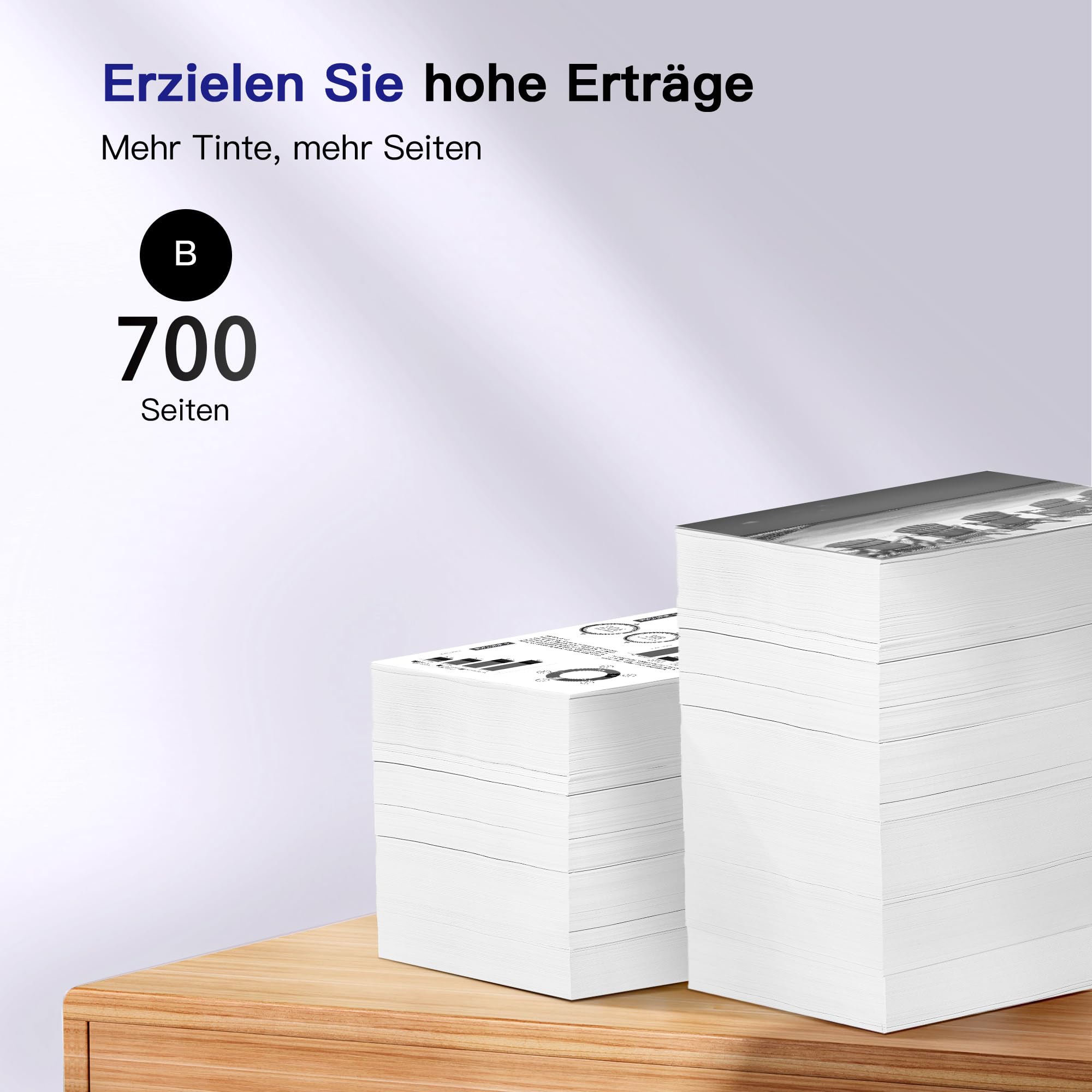VVQV 308 Schwarz Tintenpatronen XL 308e Kompatibel für HP 308 Druckerpatronen,308XL Schwarz Ersatz für HP Deskjet 2920 Patronen für Envy 6120e 6132e 6520e 6155e 6532e Deskjet 4320 4310(2 Schwarz)