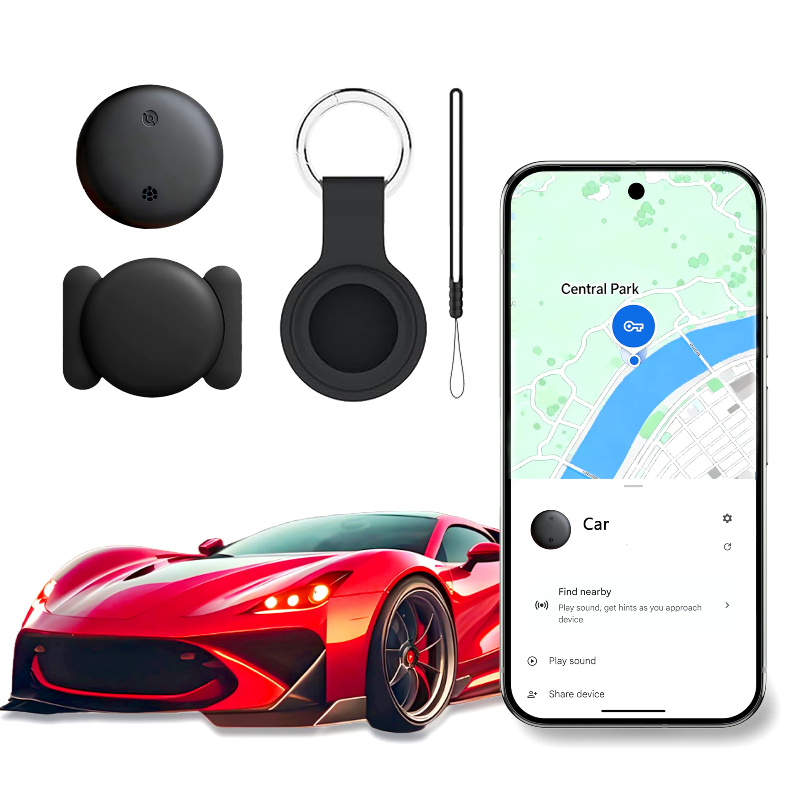 Car GPS Tracker – No Subscription fees Required, Ultra-Strong Magnetism, mini-Sized and Portable, with a 1-Year Battery Life (Android only)-image-29