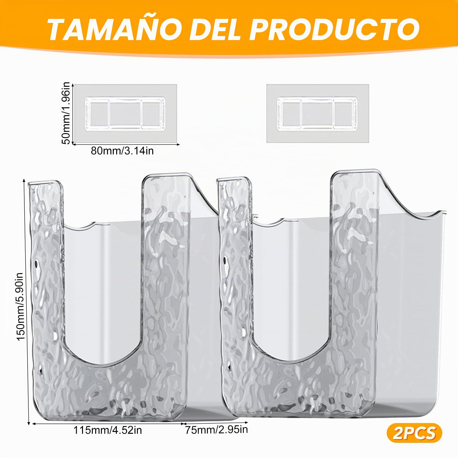 2 Dispensador de Toallita Húmedas dispensador toallitas montado en la pared | Caja de Almacenamiento para Toallitas Húmedas Soporte para Toallitas Colgantes Caja para Toallitas Húmedas para Cocina,Baño