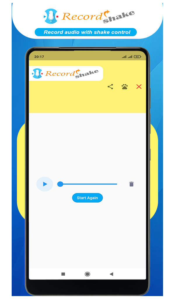 Recordshake Easy Voice Recorder App on Amazon Appstore