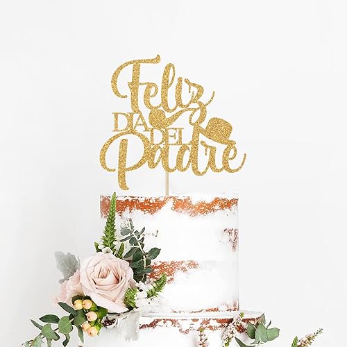 Miniatura 4 de Feliz Dia Del Padre - Decoración para tarta, decoración del día del padre, Feliz Cumpleanos Papa, Best Dad Ever, decoración de fiesta de cumpleaños