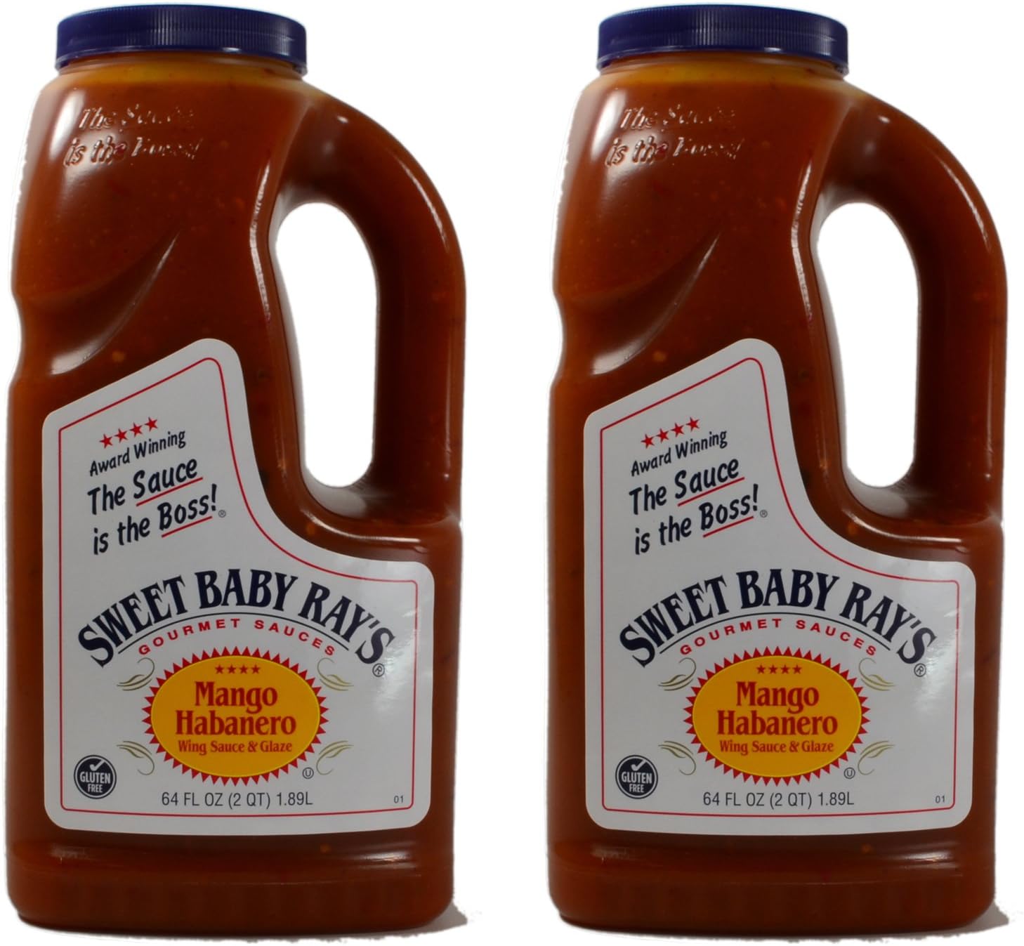 Sweet Baby Rays Mango Habanero Wing Sauce & Glaze 64 Oz. (2-Pack)