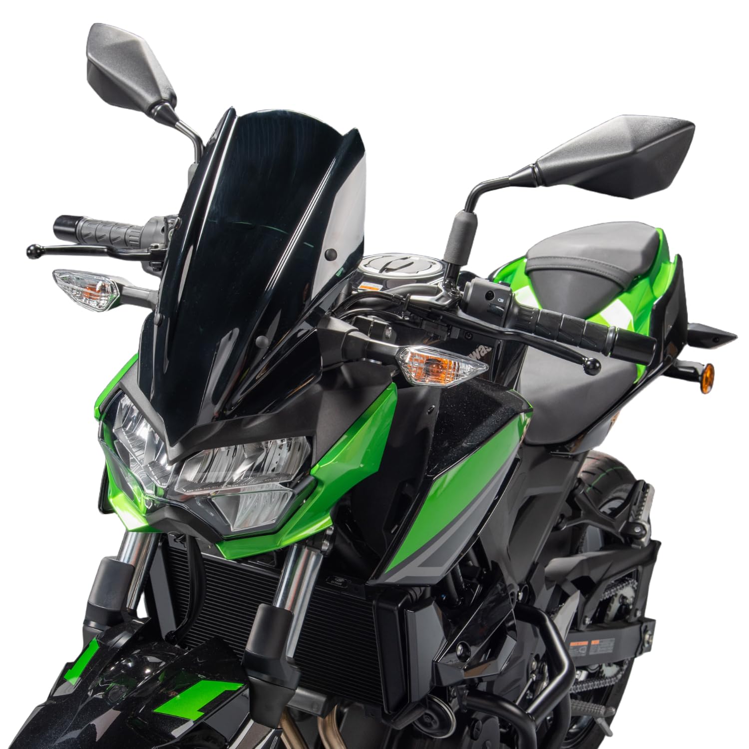 オートバイ用オフロード風防 Z650 2017 2018 2019用オートバイデフレクター Z 650 2017-2019用(Mod Amazon | オートバイのフロントガラスのウインドスクリーンバイザーバイザーデフレクター風防 適用車種 Z400 Z250 2019 2020  2021 2022 2023 2024Wind Screen Z-400 Z-250 (煙) | スクリーン本体 | 車＆バイク
