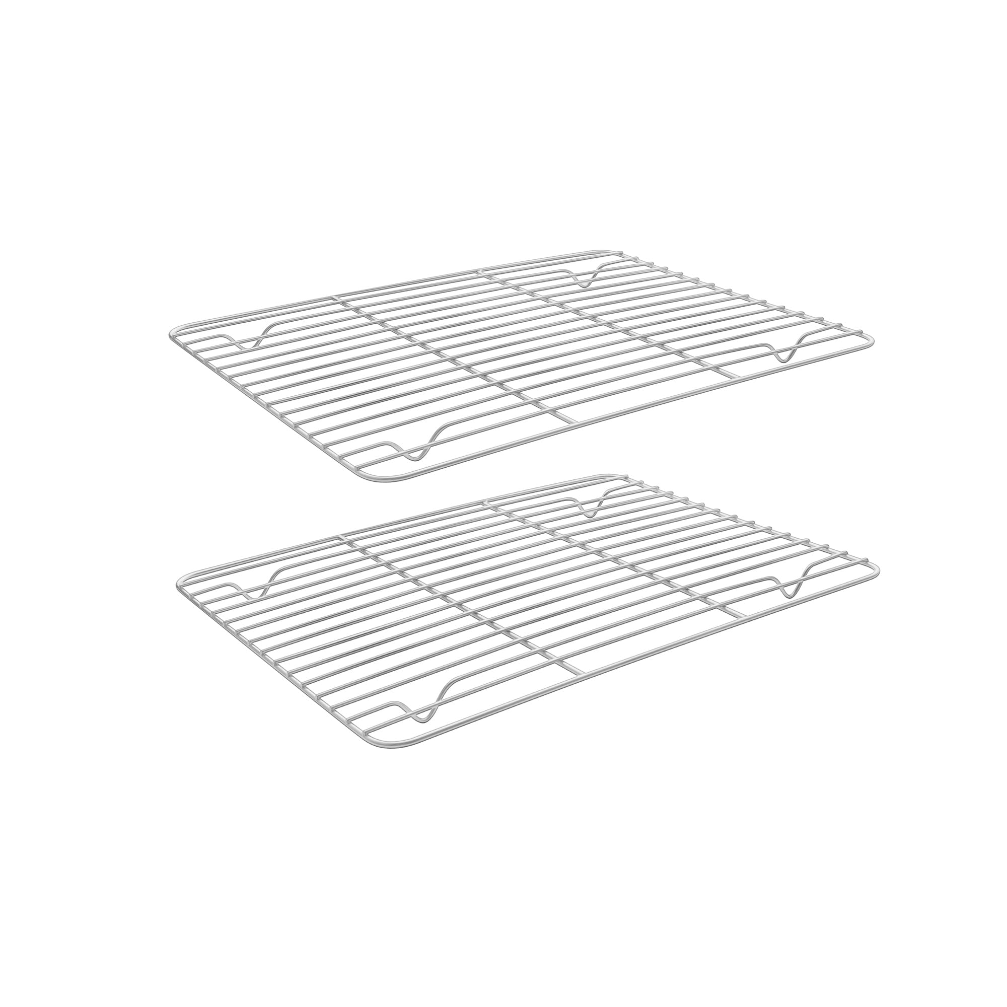 Homikit Wire Rack for Cooking, Stainless Steel Large Baking Cooling Rack for Oven Cooking Roasting Grilling Bacon Cookies, Fit Jelly Roll Sheet Pan, Dishwasher Safe,15.2β*11.2β
