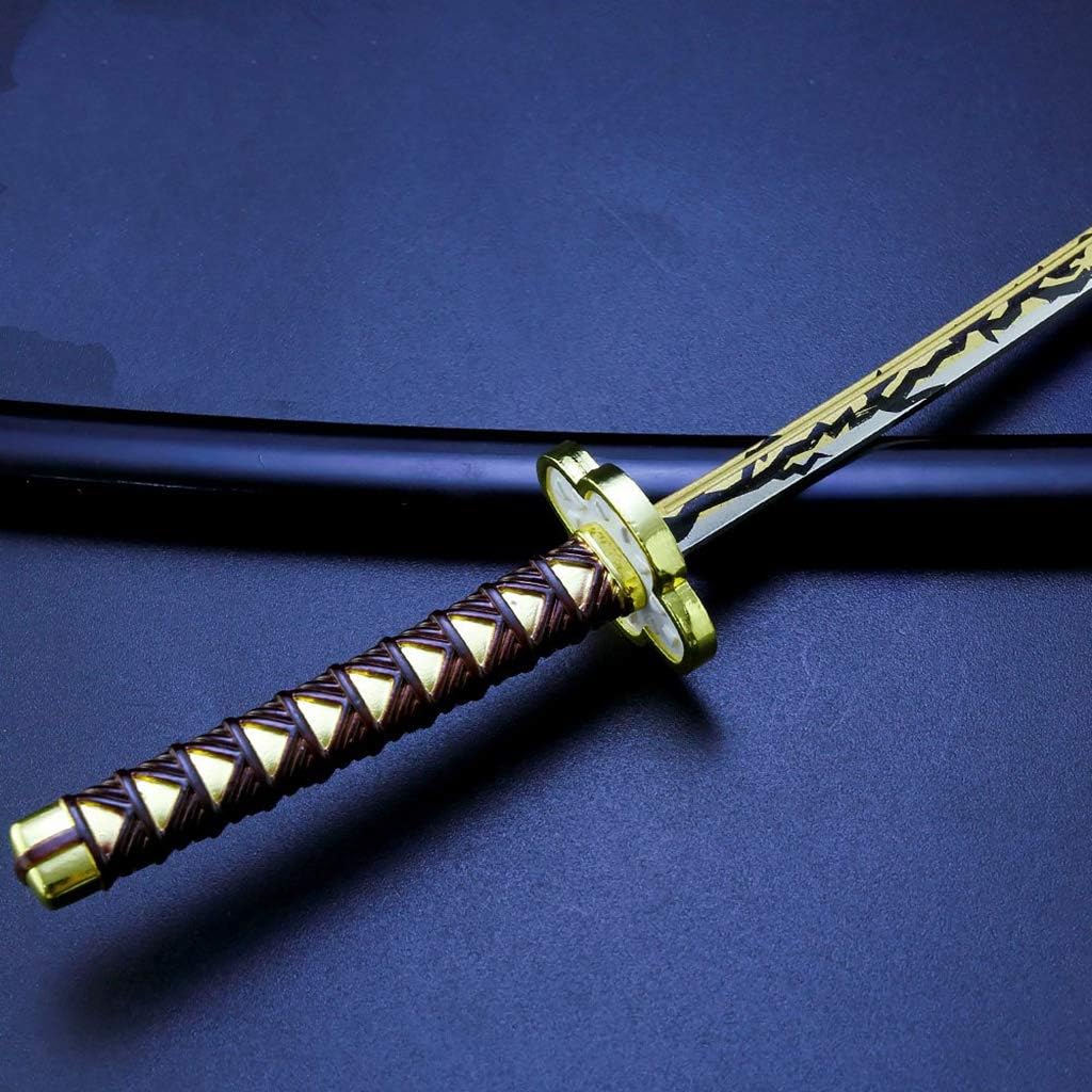 DBKJ Demon Slayer 1/6 Kaigaku Cosplay Metal Sword Katana Toys Model with Scabbard Collection Crafts Gifts Role-Playing Accessories : Sports & Outdoors