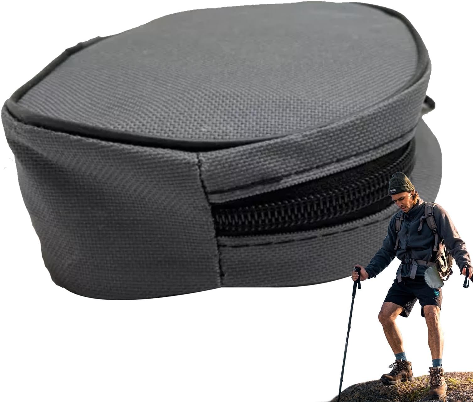 Krampons storage bag pit bag for via ferrata iron, outer protection bag | Practical transport bag for ice climbing equipment and mountaineers