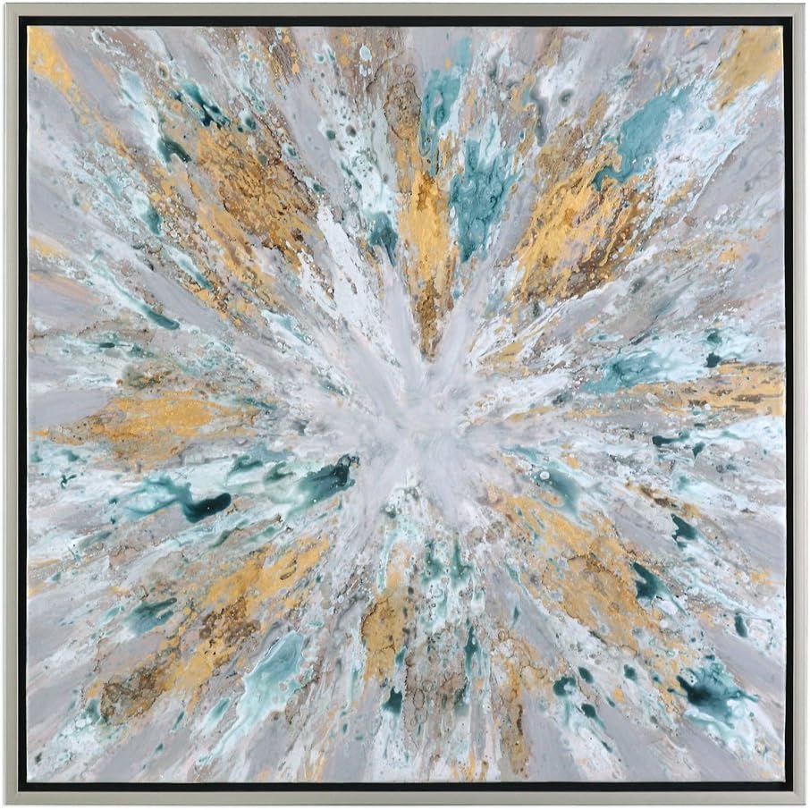 Argon Lights The Exploding Star Modern Abstract Art by Grace Feyock