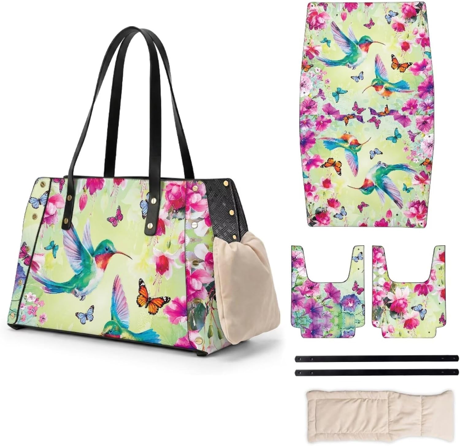 Hummingbird Dog Purse Carrier for Small Dogs Lightweight Dogs and Puppies Tote Bag Carrier Cat Rabbit Purse Small Animal Outdoor Function Handbag Gifts for Pet Lovers