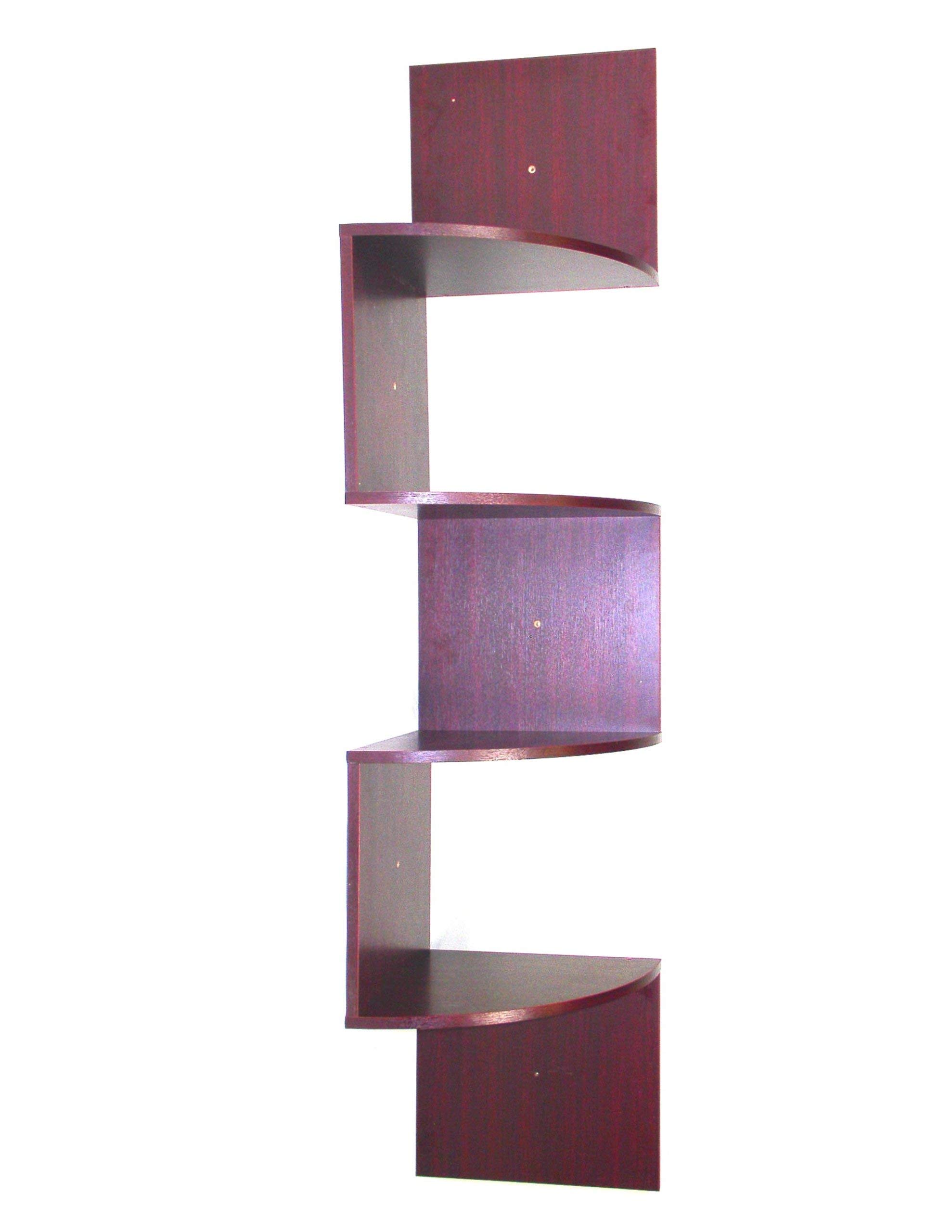 4D ConceptsHanging Corner Storage, Cherry
