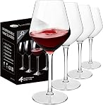 MICHLEY Floating Wine Glasses Pool, Unbreakable Stemmed Wine Glass 100% Tritan Plastic Dishwasher Available Glassware 15 oz, Set of 2