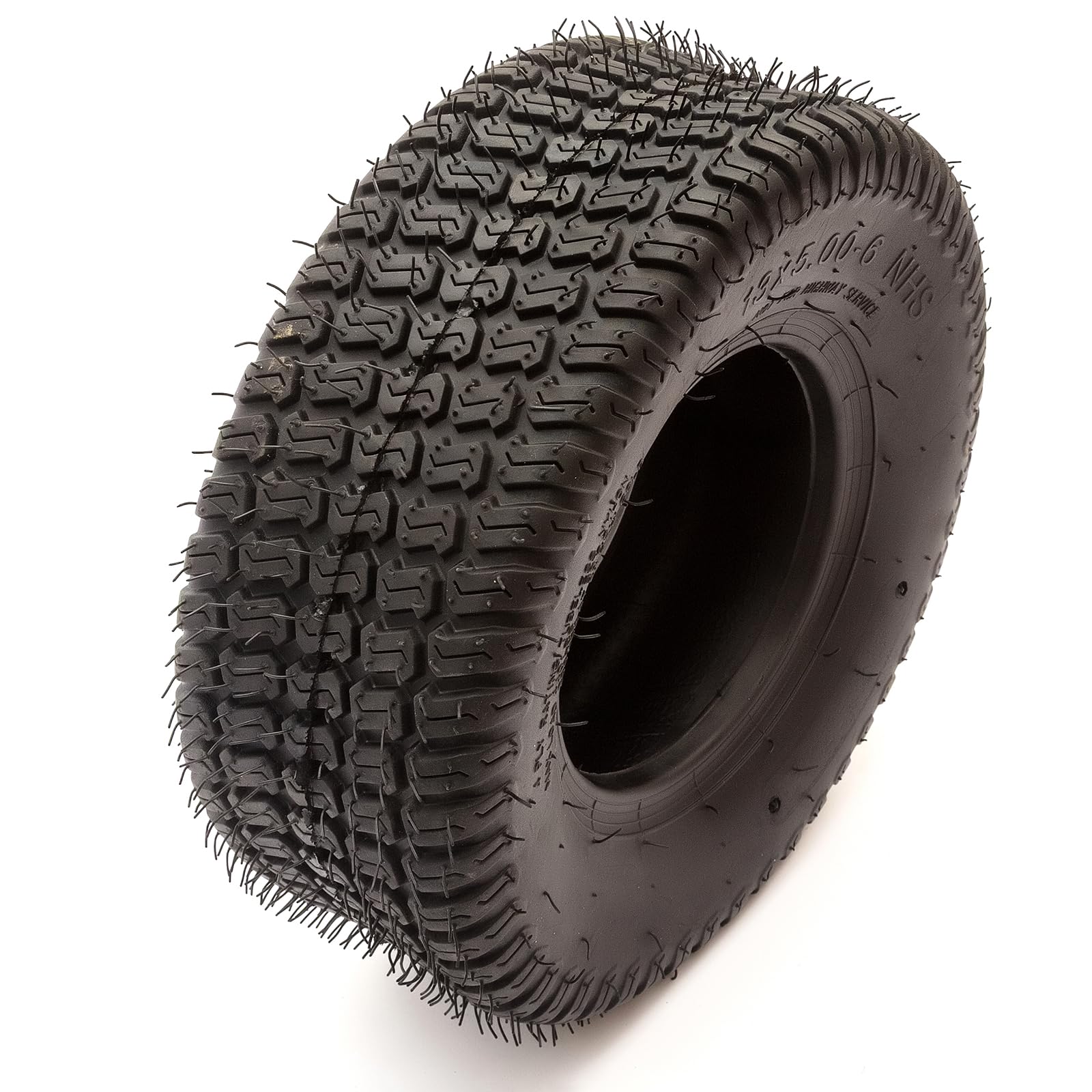 4 Ply Tyre 13x5.00-6 Ride On Sit On Lawnmower Lawn Mower Quad Bike ATV Grass Safe Turf Tread Tubeless 6" Rim Tire 13x5-6