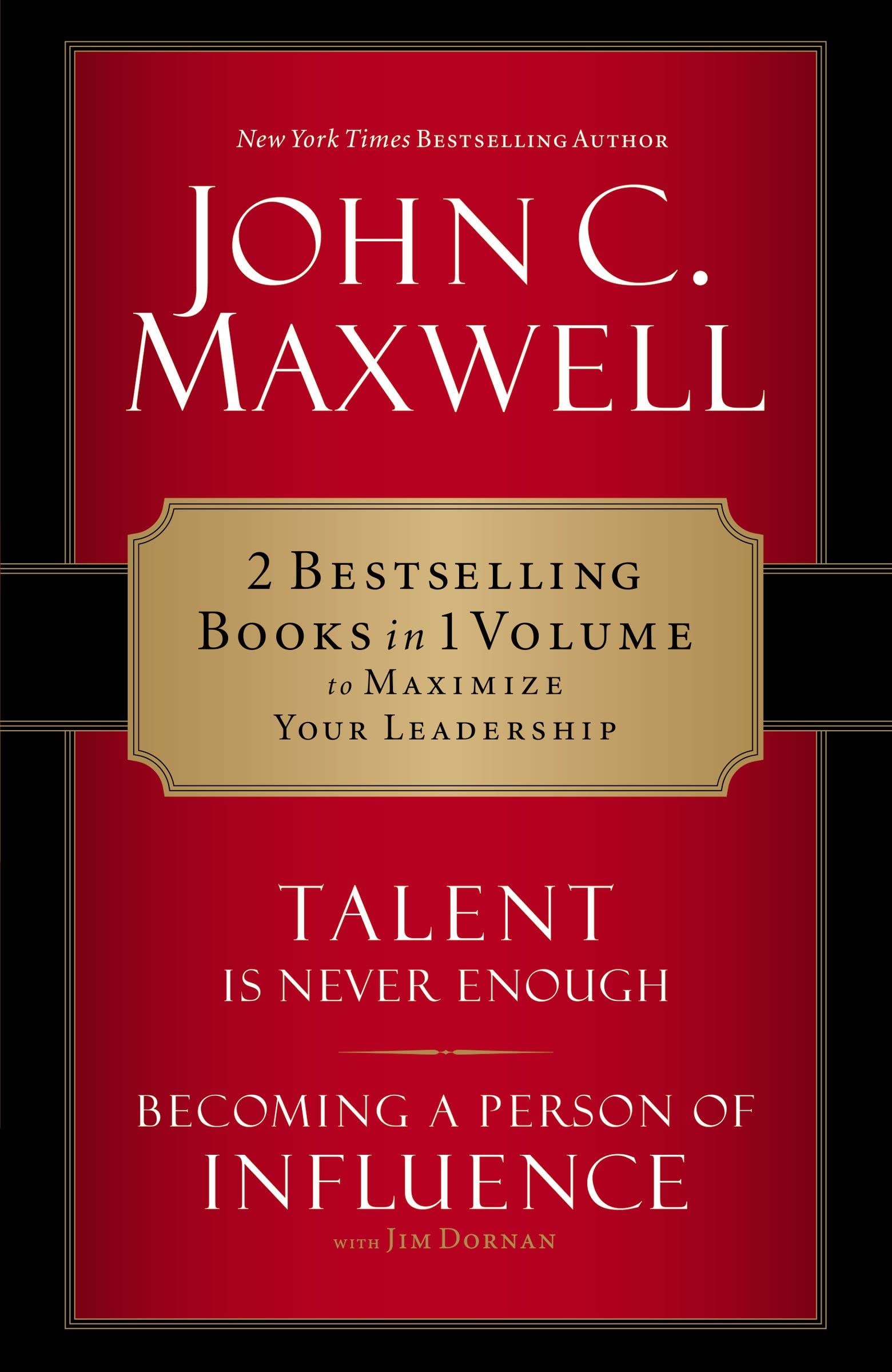 HarperCollins Maxwell 2-In-1: Becoming A Person Of Influence And Talent Is Never Enough