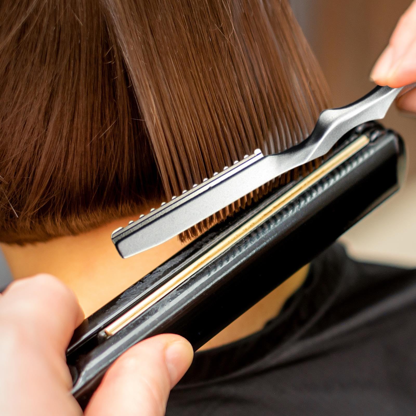 Rasoio per capelli, taglierino per capelli - Rasoio per capelli con manico in lega Taglierina in acciaio inossidabile,Strumento per tagliare i capelli, texturizzare i capelli, diradare i