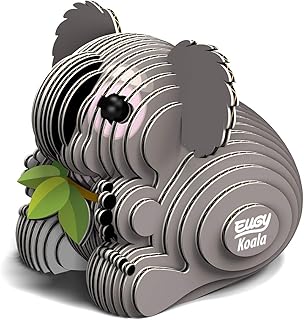 Eugy Koala 3D Puzzle, 30 Piece Eco-Friendly Educational Toy Puzzles for Boys, Girls & Kids Ages 6+