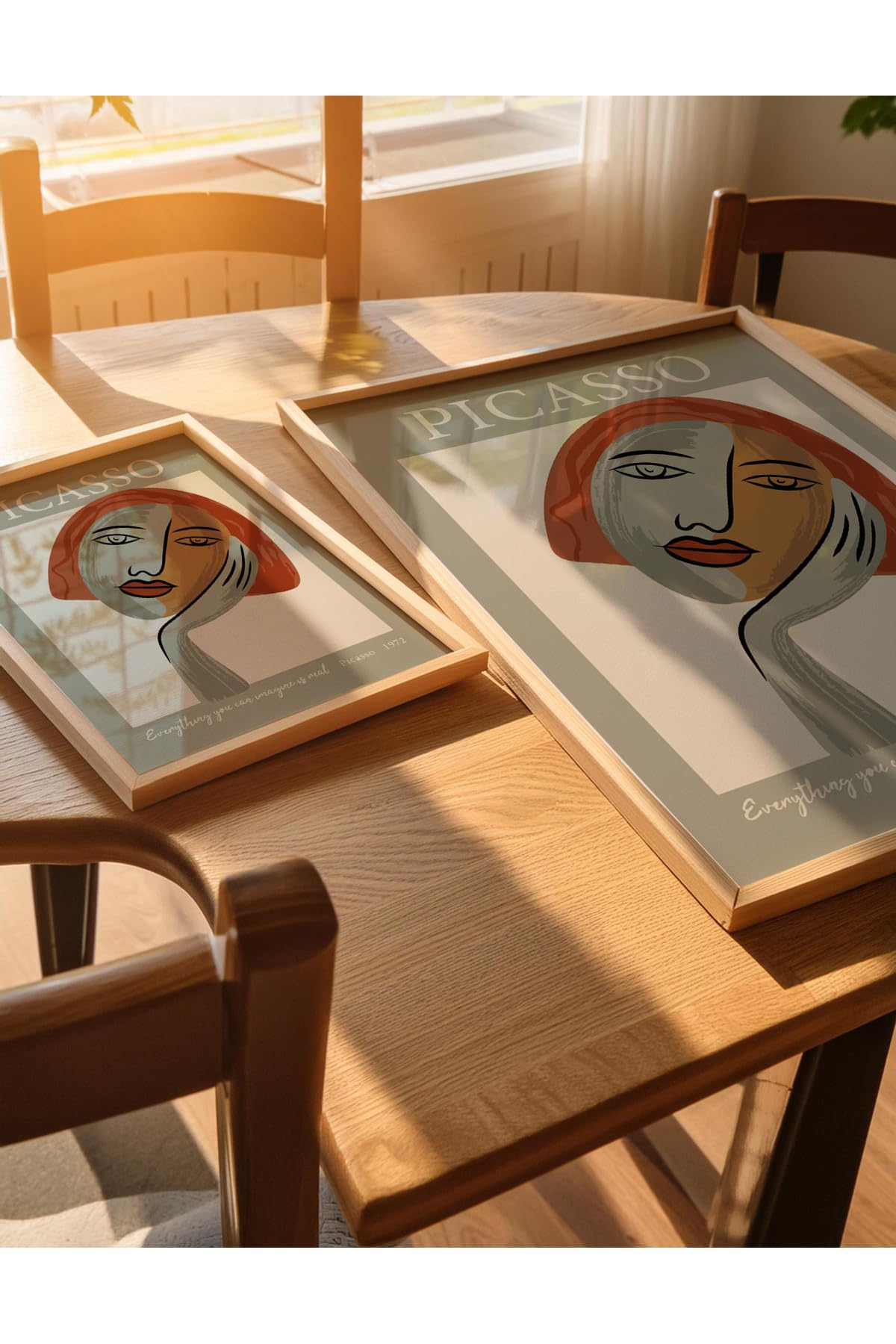 Fark Tanıtım Picasso Çerçevesiz Poster, Modern Dekoratif Çerçevesiz Poster, Tablo, Picasso, 21 x 30