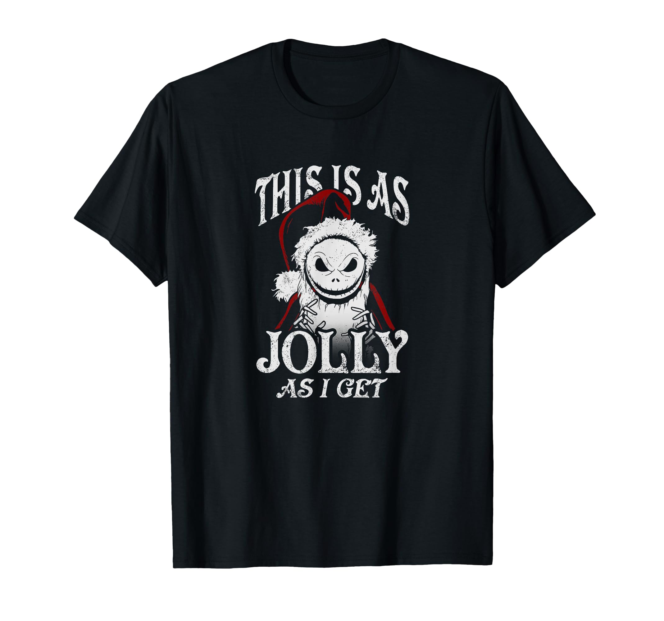T-shirt Disney Noël Jack Skellington alternative confortable au pull de Noël qui gratte trop - 3