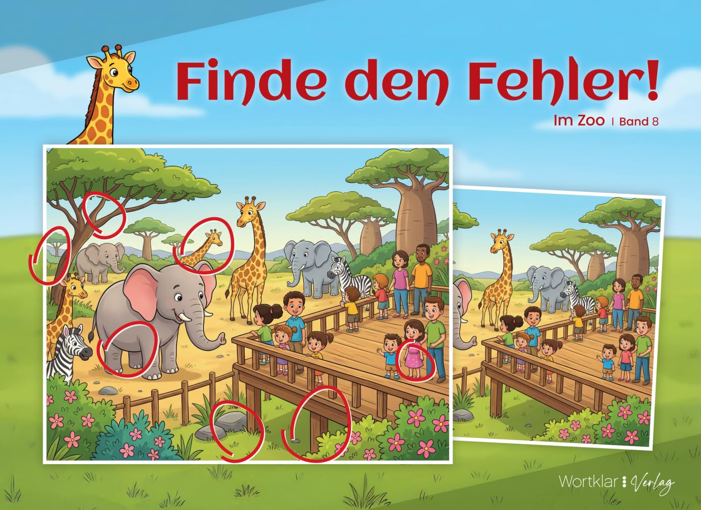 Finde den Fehler!: Im Zoo