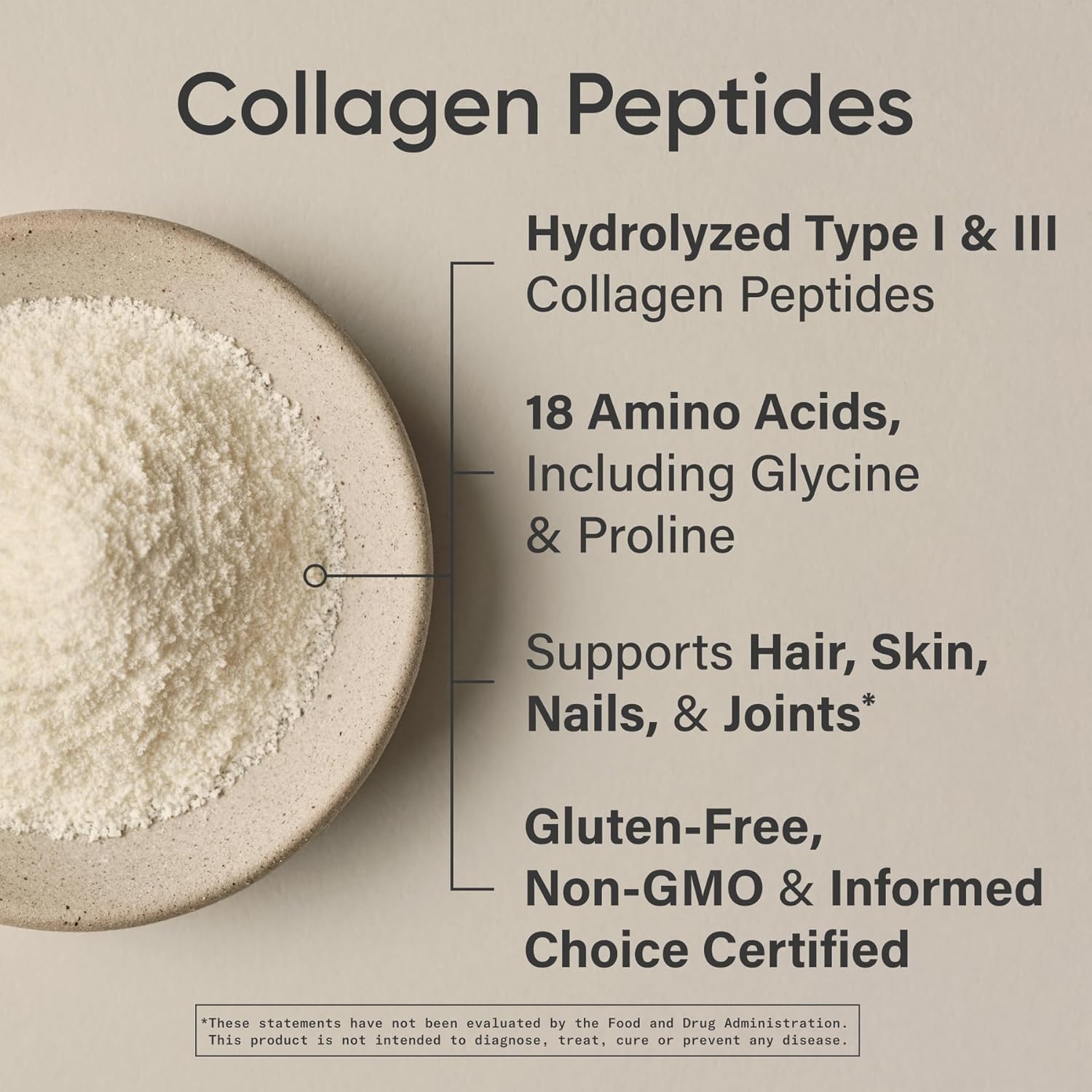 Sports Research Collagen Peptides - Hydrolyzed Type 1 & 3 Collagen Powder Protein Supplement for Healthy Skin, Nails, & Joints - Easy Mixing Vital Nutrients & Proteins, Collagen for Women & Men - Image 4