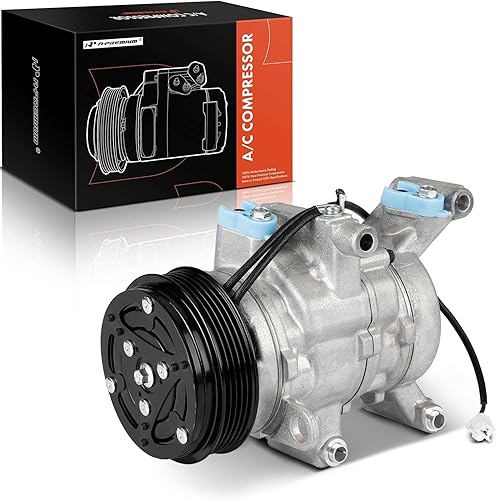 A-Premium Compresor de aire acondicionado de CA con embrague compatible con Mazda 3 2004-2009, 3 Sport 2009-2009, 5 2006-2010, 2.0L 2.3L