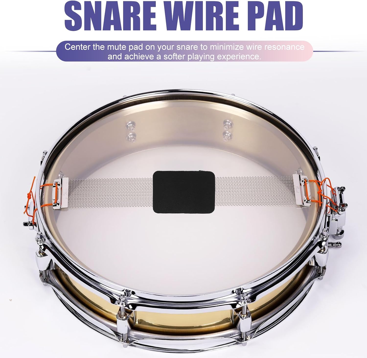 12-Piece Drum Mute Pads Set - Foam Drum Silencer Pads for 10 12 14 16 Inch Drums with Cymbal Mufflers and Hi-Hat Pad - Noise Reducing Practice Pads for Acoustic & Electric Drum Kits