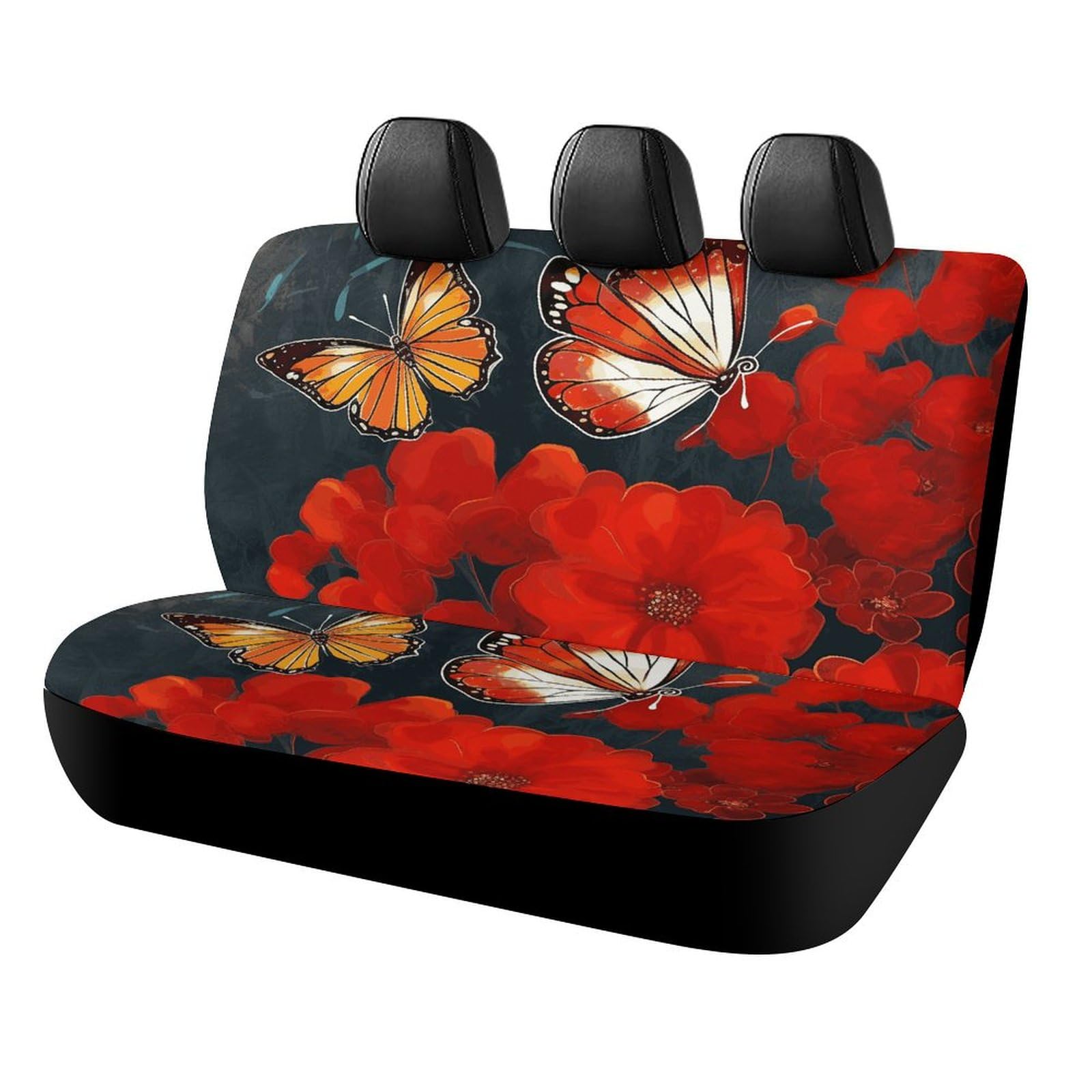 Housse de siège de voiture imperméable de qualité supérieure motif floral raffiné - 8