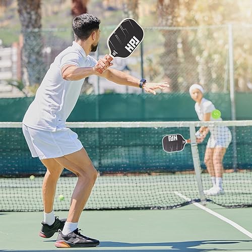 Miniatura 9 de HUDEF Palas de pickleball aprobadas por USAPA, raqueta de pickleball con núcleo de panal de abeja compuesta de fibra de carbono y polipropileno con