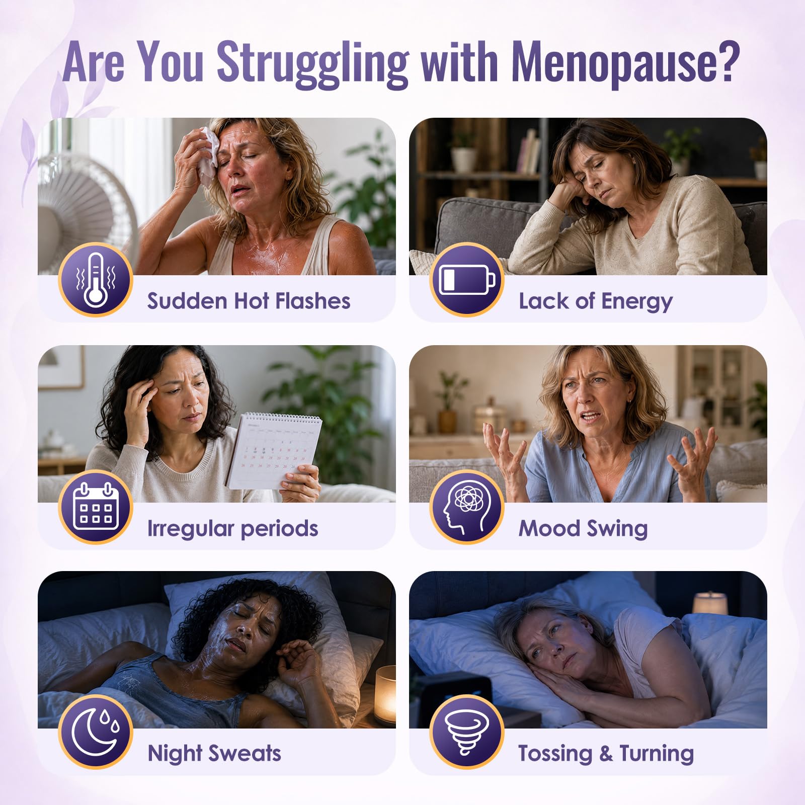 Menopause Supplements for Women,12 in 1 Complex Menopause Support, 60 Caps — Amazon image 2