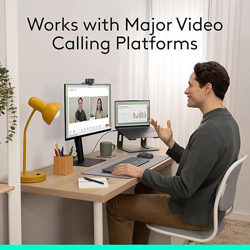 Miniatura 8 de Logitech Cámara web C920x HD Pro videollamadas Full HD de 1080 p30 fps audio estéreo claro corrección de luz HD funciona con Skype Zoom FaceTime