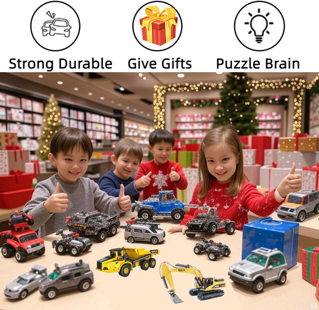2022 Excavator Articulated Truck Toys Packages for Boys Year Old 1/50 Static Model Construction Kids car Vehicles Engineering Playset Outdoor Beach Children Teenagers Student Birthday Gift
