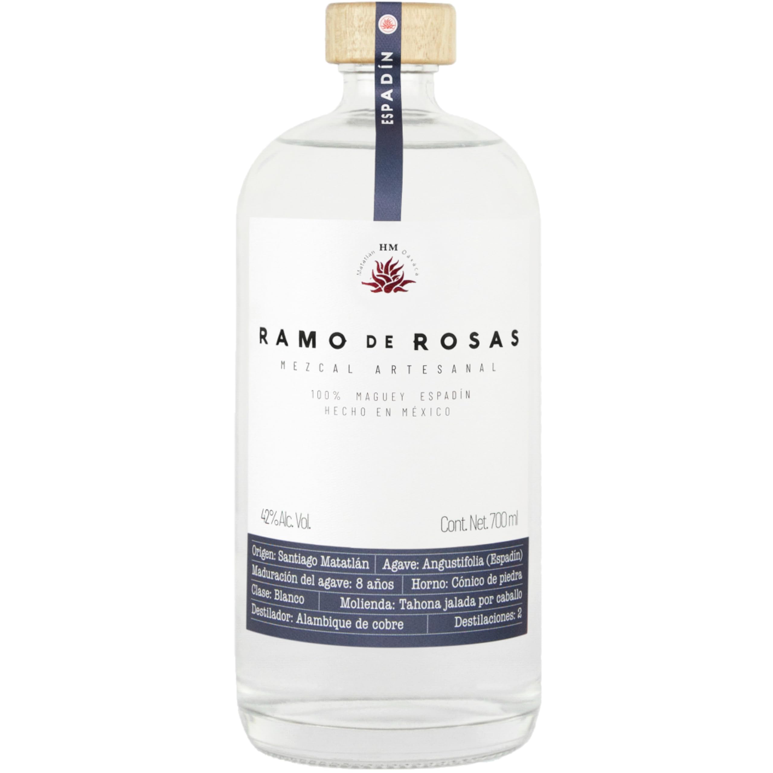 Ramo De Rosas Espadin Blanco Mezcal