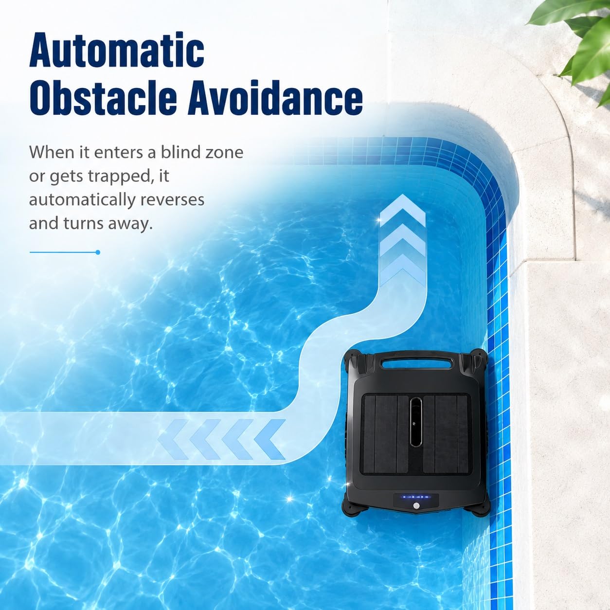 Skimmer robótico for Piscinas con energía Solar