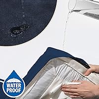 Vista 5 de Comfort Expression - Cama ortopédica para perros extragrandes, 53 x 42 pulgadas, cama impermeable y de apoyo de espuma con cojines removibles