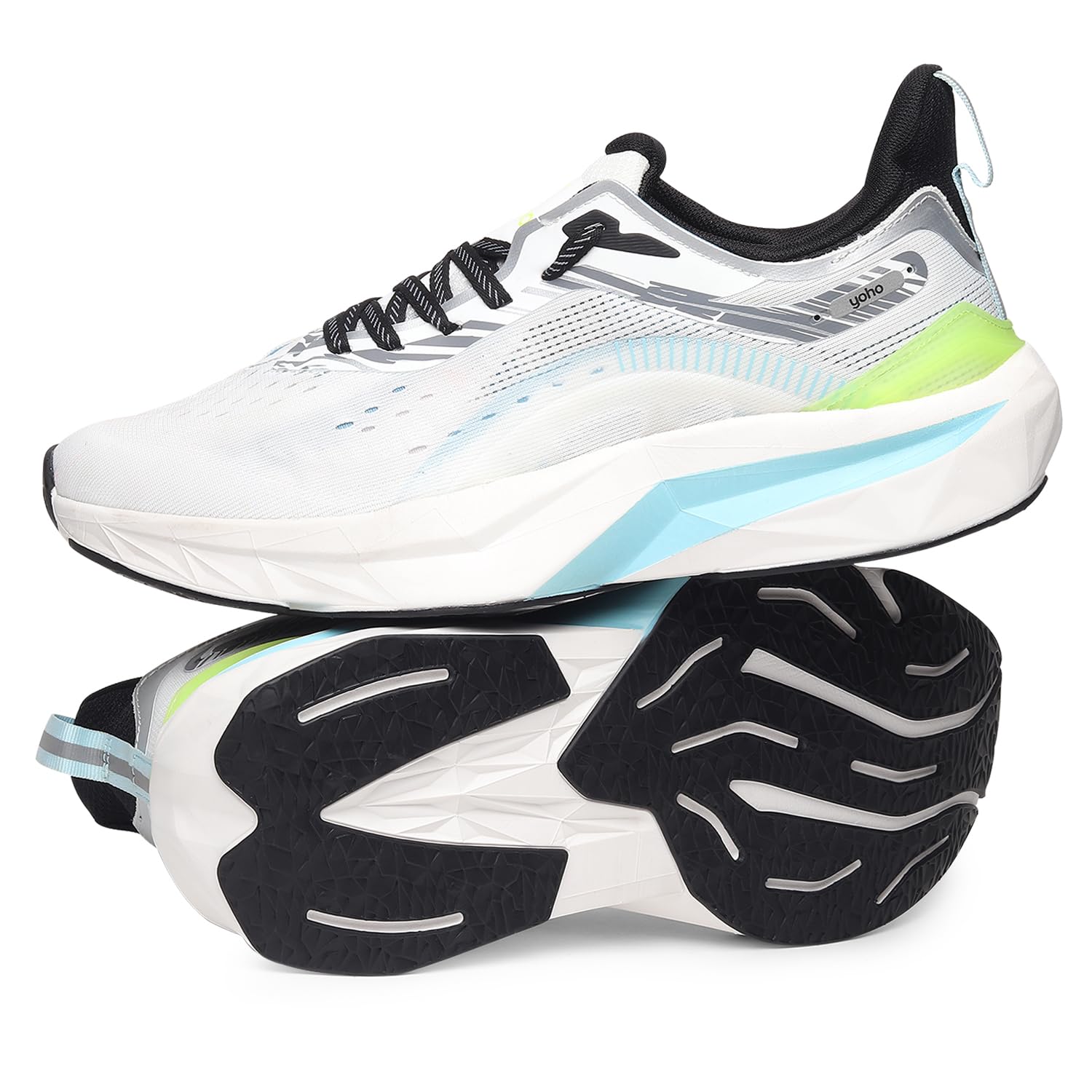 yoho Pitstop Sports Shoes with Laces for Men| Running, Jogging, Athletic & Gym| Cushioned Insoles,Breathable Upper & Phylon Sole for Shock Absorption Sneakers for Man -1100-picture-55