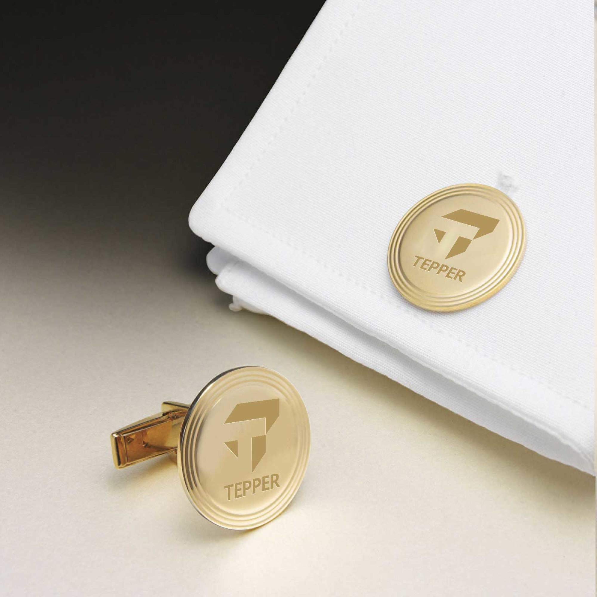 M. LA HART Tepper 14K Gold Cufflinks