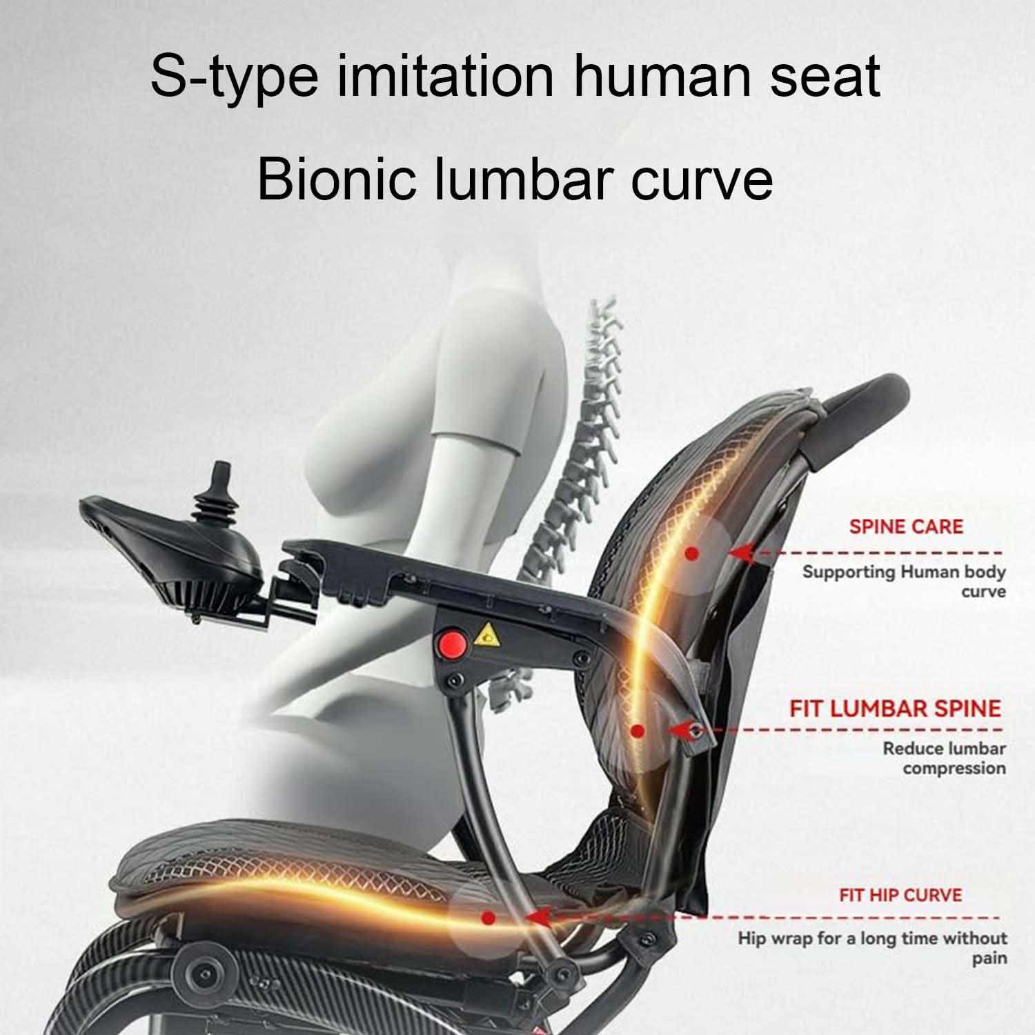 Silla de ruedas eléctrica ligera 33lbs, silla de ruedas eléctrica plegable para adultos, doble motor 360W, reposabrazos elevables, con luz USB y muletas,20ah