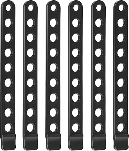 Correa de goma para portabicicletas, 6 piezas, correa de repuesto para bicicleta (negro)