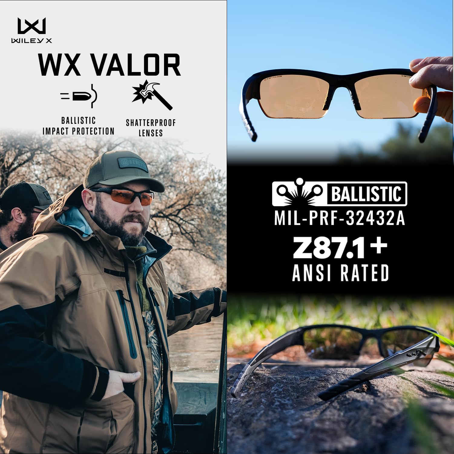 Wiley X Okulary przeciwsłoneczne Uniseks Wx Valor