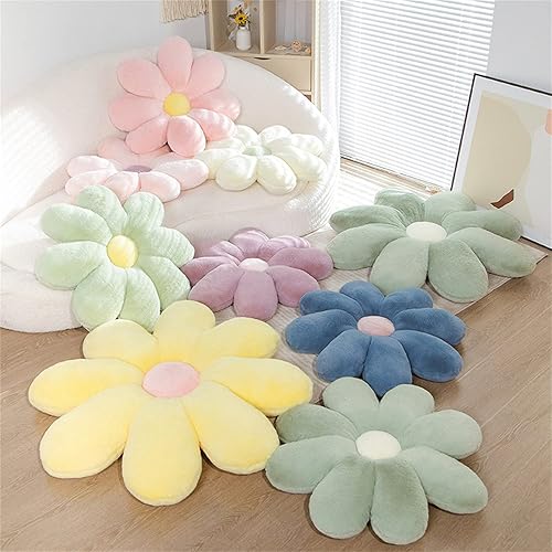 Miniatura 2 de Almohada de suelo con forma de flor, almohadas de felpa para leer, ver la televisión, bonita decoración del hogar, sofá, silla, sala de estar y