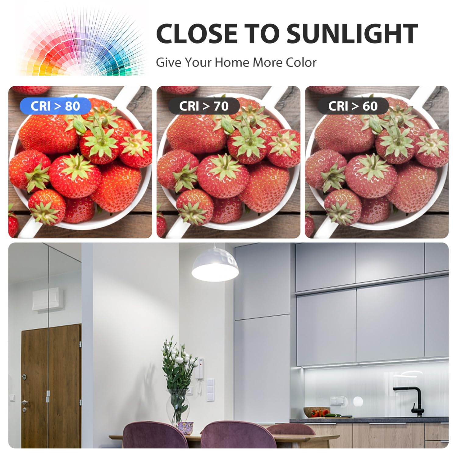 Aigostar Bombilla LED E27 12W, Luz blanca fría 6500K, 1170 lúmenes, Lámpara A60, Ángulo 280º, Ahorro de energía, No regulable - Caja de 7 unidades